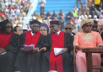 The Chief Justice and Members of the Supreme Court BenchExecutive Mansion Photo