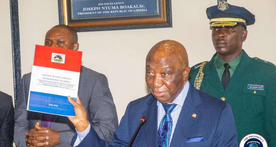 President Boakai Launches 10-Year National Security Strategy~ Says, “True Security is Measured by how well we Fulfill our Democratic Promise.”