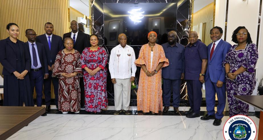 President Boakai Receives Democratic Republic of Congo Foreign Ministe