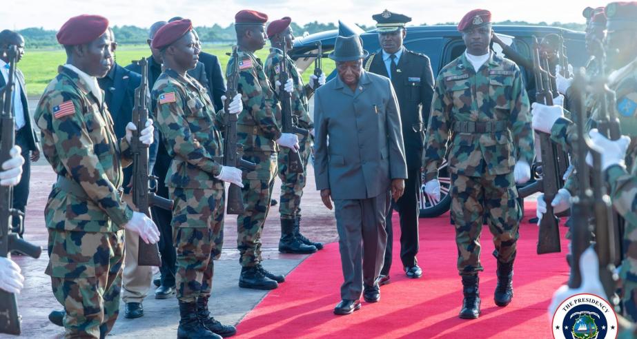 President Boakai Returns from High-Level Reparatory Justice Conference in Ghana