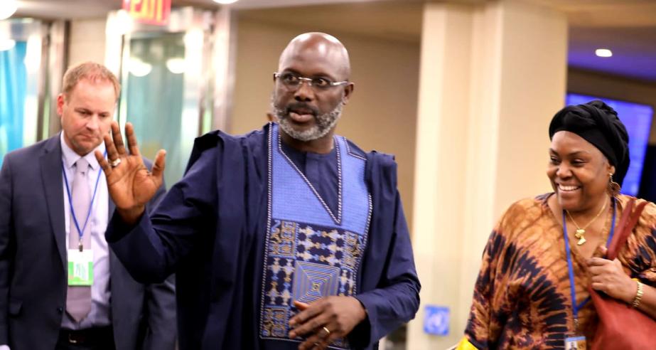President Weah at the UNGA