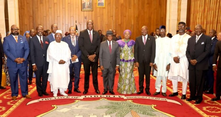 President Boakai Commissions Central Bank Executives