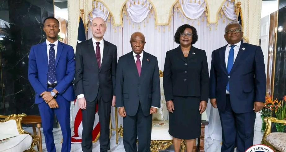 President Boakai Receives Letter of Credence from Four Newly Accredited Ambassadors to Liberia.