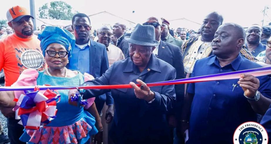 President Boakai, First Lady Dedicate Newly Renovated Gertrude Yancy Public School in Clay Bomi County~ Say, “Liberia's Future is Worth Investing In”