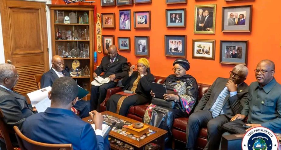 President Boakai Advances Liberia–U.S. Partnership in Meeting with Congressman Gregory Meeks