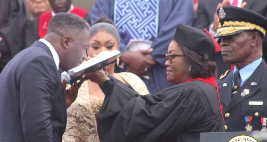 H. E. Zegben Jeremiah Kpan, Vice President of the Republic of Liberia, was sworn into office Monday, January 22, 2024.