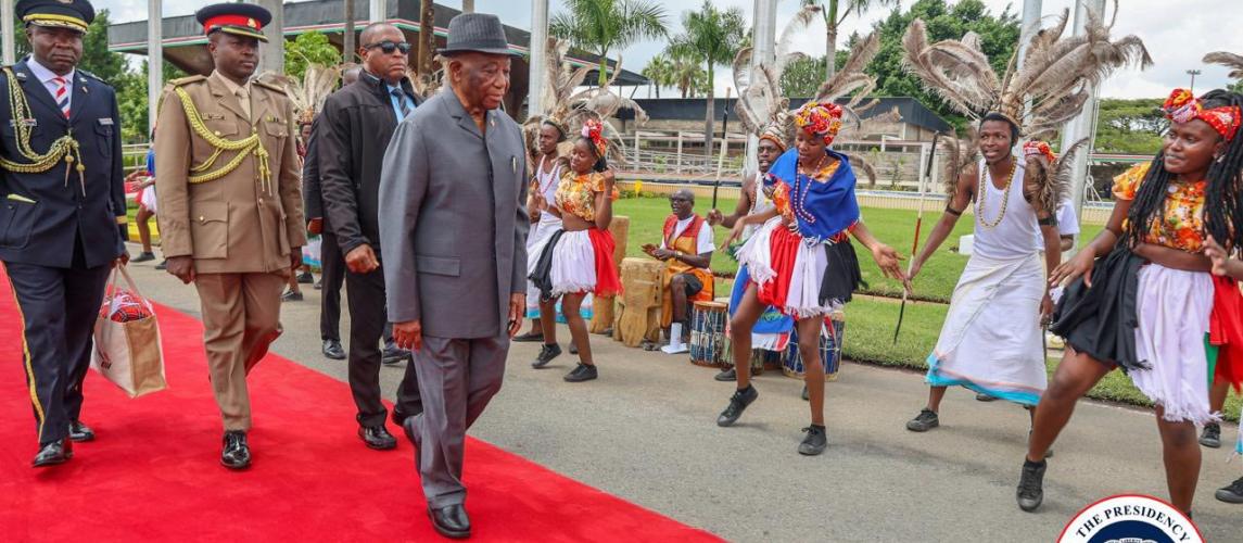 President Boakai Heads Home from Nairobi, Kenya, after Successfully Attending the Africa Forward Summit.