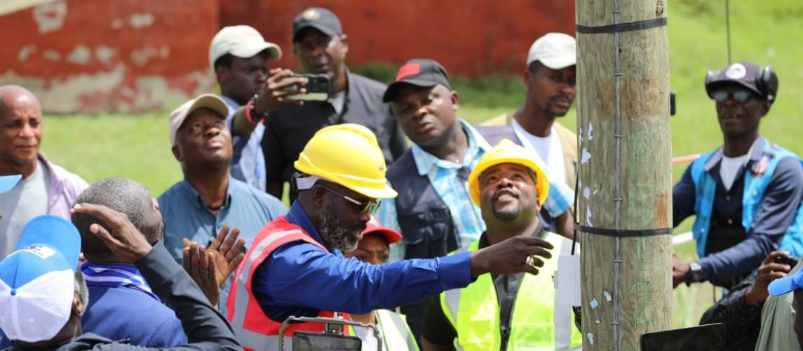 President Weah Connects More Homes in Bong to CLSG Electricity
