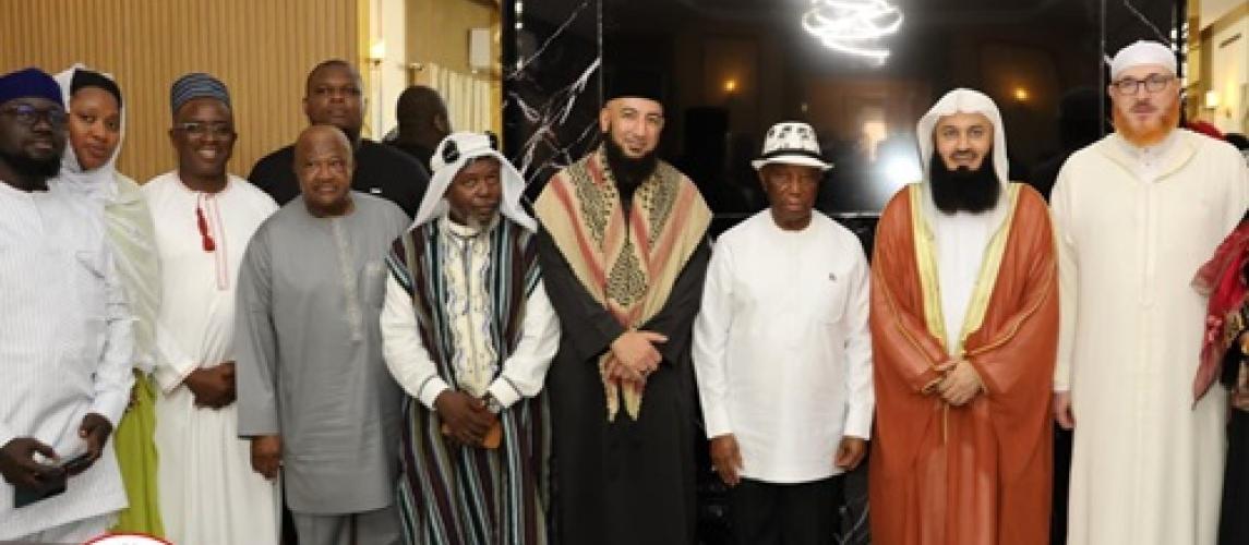 Mufti Ismael Menk and Delegation Pay Courtesy Visit to President Joseph Nyuma Boakai, 
