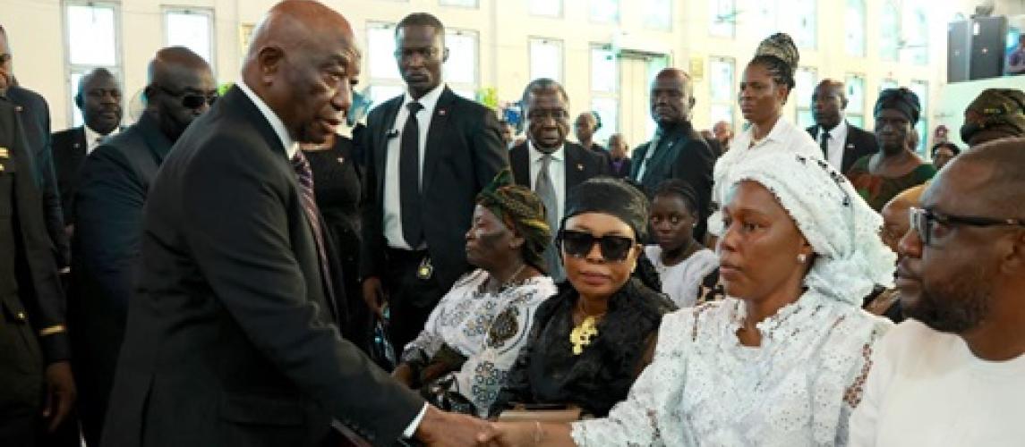 President  Boakai Eulogizes the Late Honorable Sumo G. Kupee at the State Funeral