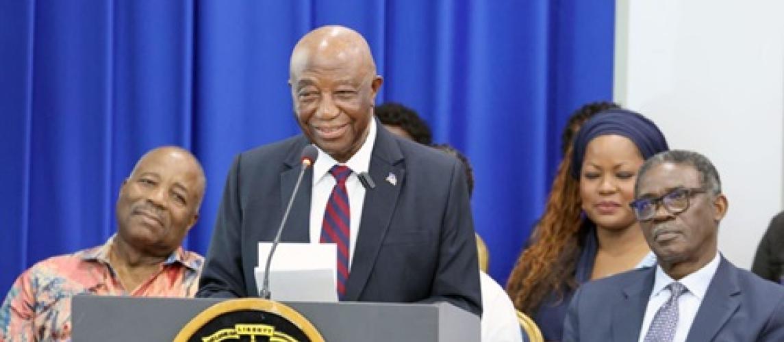 President Boakai Signs Presidential Directive on the New National Performance Management and Compliance System 