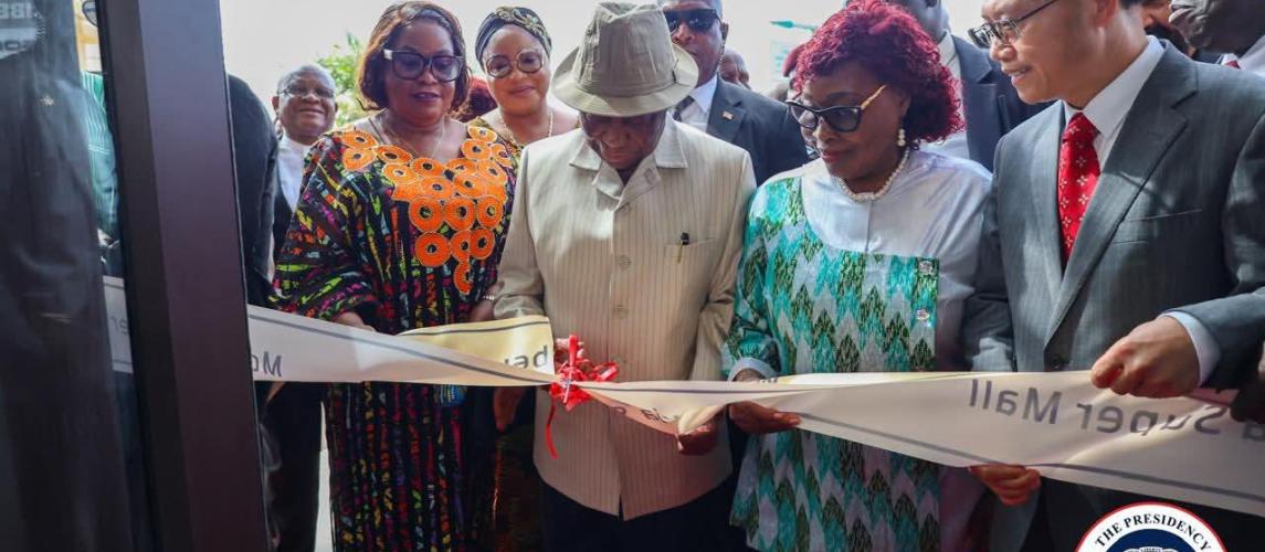 President Boakai commissions Monrovia Super Mall