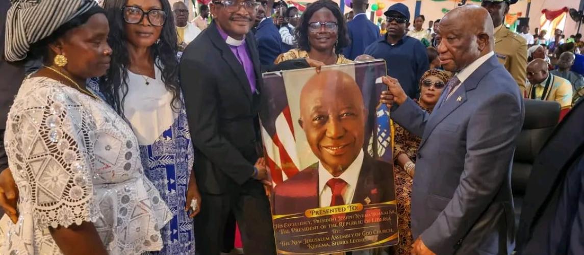 President Receives Accolades at Major Church Event in Sierra Leone  -Touts the Enduring Relations Between Liberia and Sierra Leone 