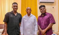 President Boakai Honors Berthold Kobina Ackon (Wodemaya) and Jenkins Nyuma for Promoting Liberia During 179th Independence Celebrations