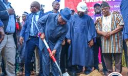 President Boakai Declares as He Breaks Grounds for Mendicorma–Voinjama Corridor Project