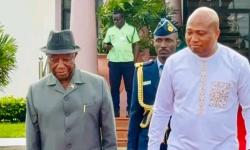 Accra, Ghana: President Joseph Nyuma Boakai, Sr. departs Accra, Ghana, following his successful participation in the High-Level Consultative Conference on Reparatory Justice and the Trafficking of Enslaved Africans.