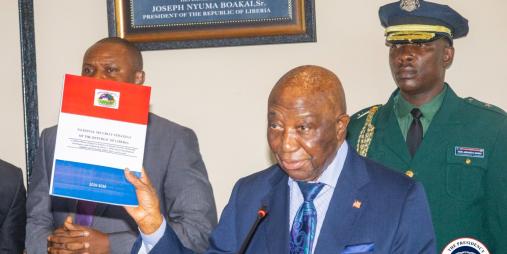 President Boakai Launches 10-Year National Security Strategy~ Says, “True Security is Measured by how well we Fulfill our Democratic Promise.”