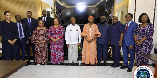 President Boakai Receives Democratic Republic of Congo Foreign Ministe