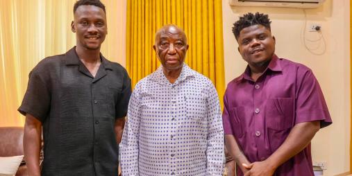 President Boakai Honors Berthold Kobina Ackon (Wodemaya) and Jenkins Nyuma for Promoting Liberia During 179th Independence Celebrations