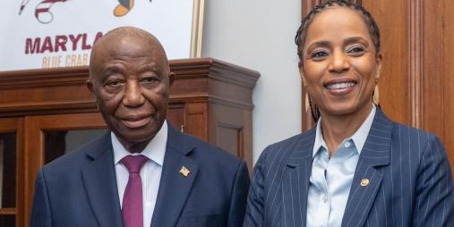 President Boakai, U.S. Senator Alsobrooks Discuss Investment and Implementation of Liberia–Maryland Partnership
