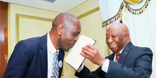 President Boakai Commissions Ambassador Bob Sheriff
