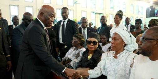 President  Boakai Eulogizes the Late Honorable Sumo G. Kupee at the State Funeral