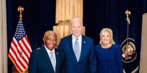 President Boakai Attends Reception Hosted by United States President Joseph R. Biden 