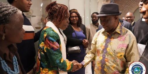President Boakai Engages Liberian Community In Italy