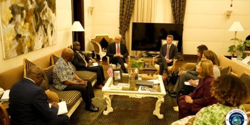 President Boakai Meets with European Investment Bank (EIB)  Executives