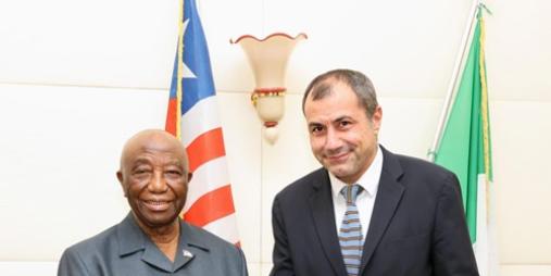 President Boakai Meets with Leaders of Telecel