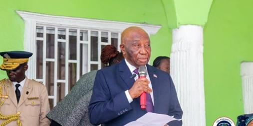 President Joseph Nyuma Boakai Pays Tribute to Late Centenarian Alhaji Amadu Sheriff