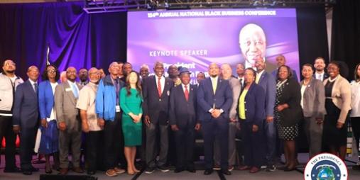 President Boakai speaks At the National Black Business Conference in Georgia