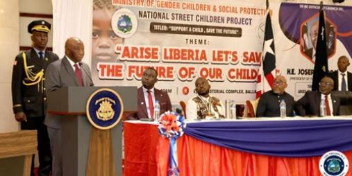 President Boakai Launches National Street Children Project 
