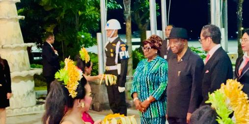 Presidential Delegation Arrives in Bali, Indonesia