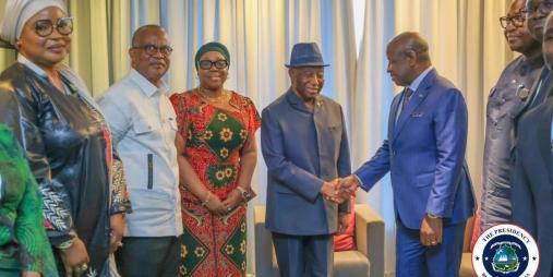 President Boakai and President Bio Hold Bilateral Talks on Regional Peace and Security in Nairobi