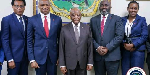 President Boakai Receives UBA Group