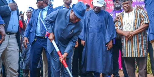 President Boakai Declares as He Breaks Grounds for Mendicorma–Voinjama Corridor Project