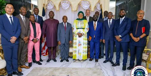 President Boakai Hosts Guinean Business Magnate to Explore Investment Opportunities in Liberia