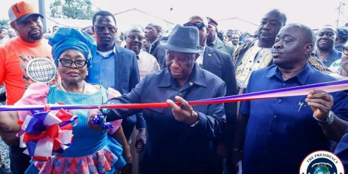 President Boakai, First Lady Dedicate Newly Renovated Gertrude Yancy Public School in Clay Bomi County~ Say, “Liberia's Future is Worth Investing In”